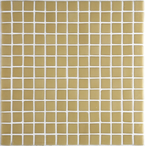 LISA plato sklenenej mozaiky 2,5x2,5cm, beige