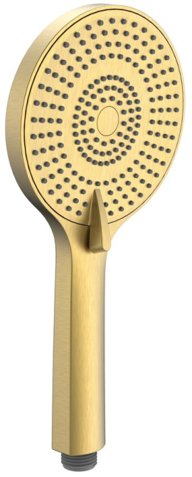 Ručná masážna sprcha, 3 režimy, silikon trysky, Ø 120 mm, ABS/ zlato mat
