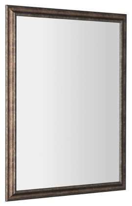 ROMINAzrkadlo v drevenom ráme 680x880mm, bronzová patina