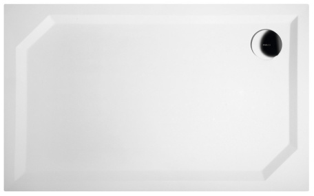SARA sprchová vanička z liateho mramoru, obdĺžnik 120x75cm, hladká