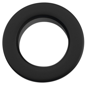 Krytka prepadu umyvadla priemer 32mm, čierna
