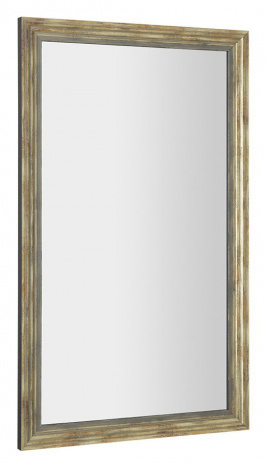 DEGAS zrkadlo v drevenom ráme 716x1216mm, čierna/starobronz