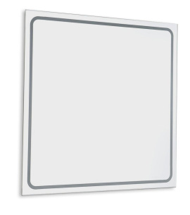 Zrkadlo GEMINI s LED osvetlením 70x70cm