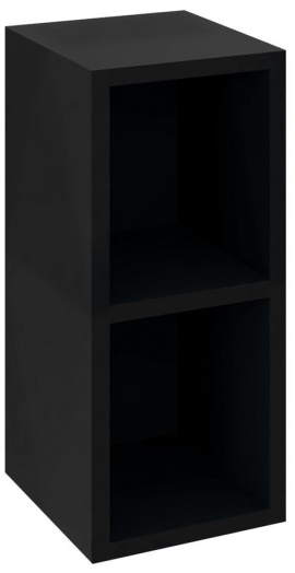 TREOS skrinka horná policová 20x50x22cm, čierna matná