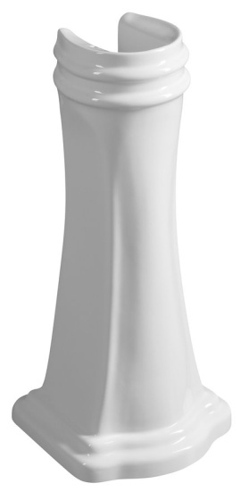 RETRO univerzálny keramický stĺp k umývadlam 56,69,73cm, biela