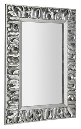 ZEEGRAS zrkadlo v ráme, 70x100cm, strieborná