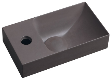 PICCOLINO bet&oacute;nov&eacute; um&yacute;vadlo 30,8x17cm, bat&eacute;ria vľavo, tmavo hned&aacute; mat