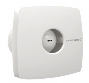 X-MART 12 kúpeľňový ventilátor axiálny, 20W, potrubie 120mm, biela