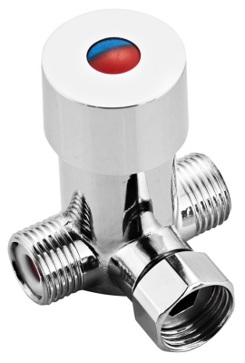 Regulátor teploty vody pre stojankové ventily 1/2", chróm