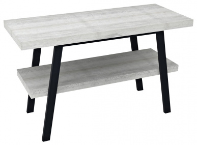 TWIGA umývadlový stolík 120x72x50 cm, čierna matná/dub starobiely