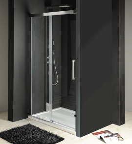 FONDURA sprchové dvere 1400mm, číre sklo