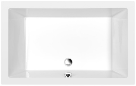 DEEP hlboká sprchová vanička s konštrukciou, obdĺžnik 120x75x26cm, biela