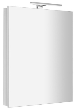 GRETA galérka s LED osvetlením, 60x70x14cm, biela matná