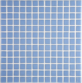 LISA plato sklenenej mozaiky 2,5x2,5cm, blue