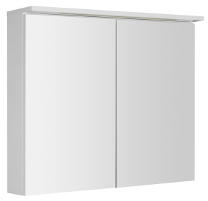 KAWA STRIP Galérka s LED osvetlením 80x70x22cm, biela