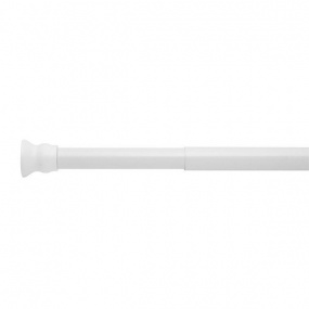 Teleskopická tyč, 110-185cm, priemer 25mm, biela