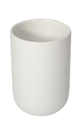 CHLOÉ pohár na postavenie, biela mat