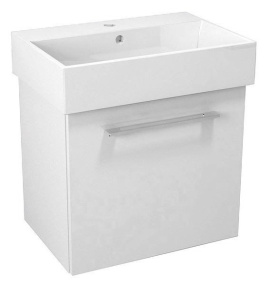 NATY umývadlová skrinka 56,5x50x40cm, biela (NA061)