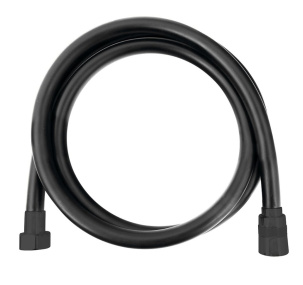 SOFTLEX plastov&aacute; sprchov&aacute; hadica, 150cm, čierna mat