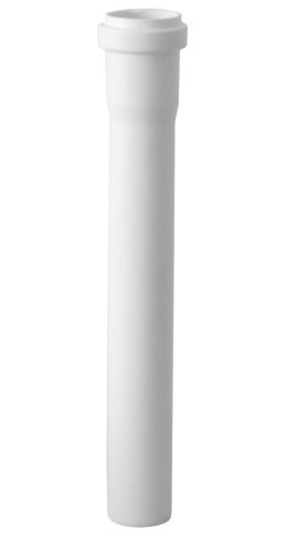 Predlžovacia trubka sifónu, 40/250mm, biela