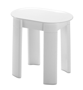TETRA Kúpeľňová stolička 42x41x27 cm, biely