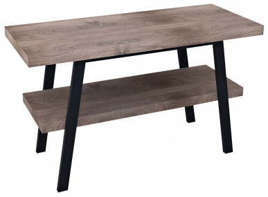 TWIGA umývadlový stolík 110x72x50 cm, čierna matná/orech rustik