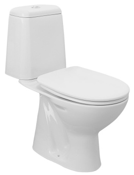 RIGA WC kombi, dvojtlačítko 3/6l, spodný odpad, splachovací mechanizmus, biela