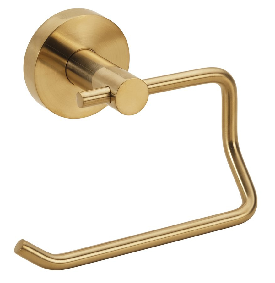 X-ROUND GOLD držiak toaletného papiera, zlato mat