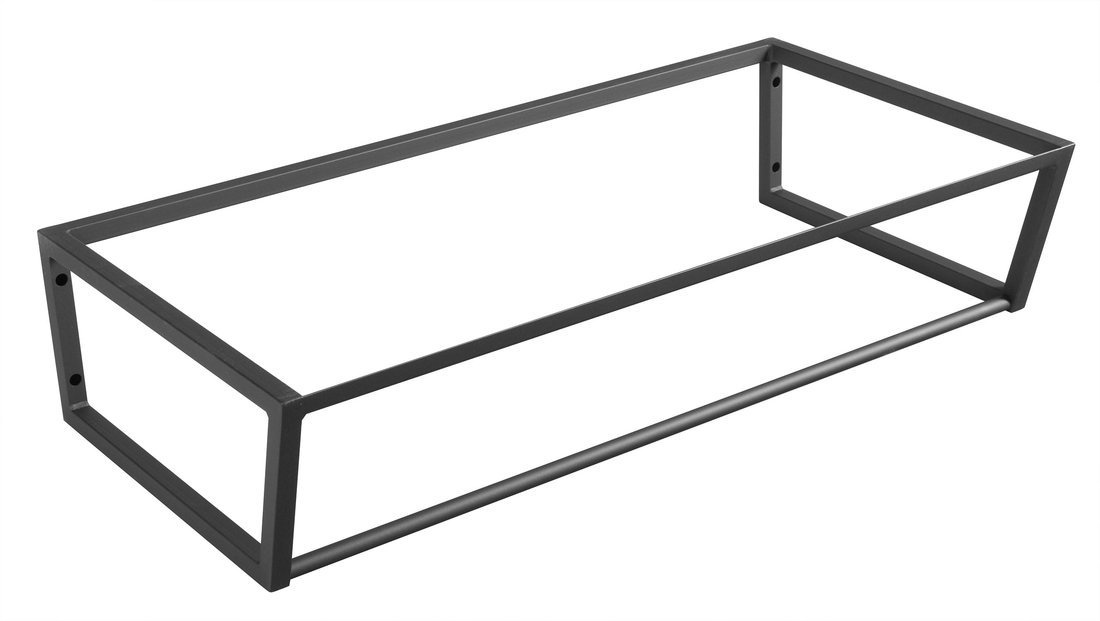 SKA konzola pod umývadlo/pod dosku, 900x200x460mm, čierna mat
