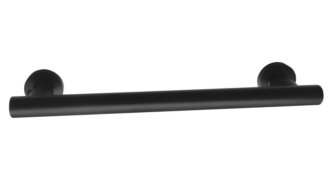 X-ROUND BLACK madlo 400mm, čierna mat