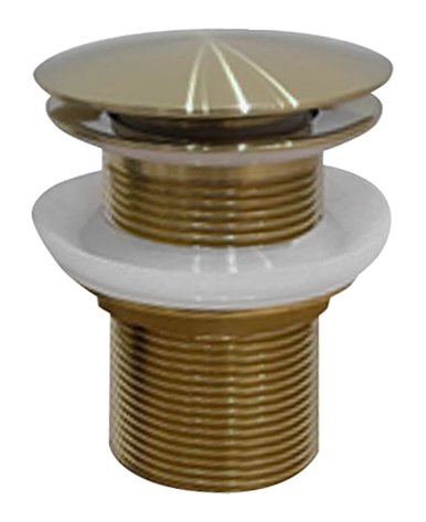 AURUM umývadlová výpust 5/4", click-clack, zlato mat