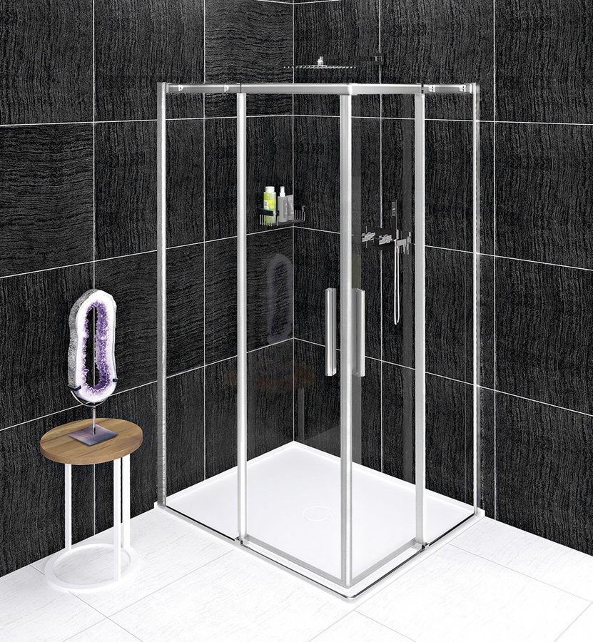 ALTIS obdĺžniková sprchová zástena 1000x800 mm, L/P varianta, rohový vstup