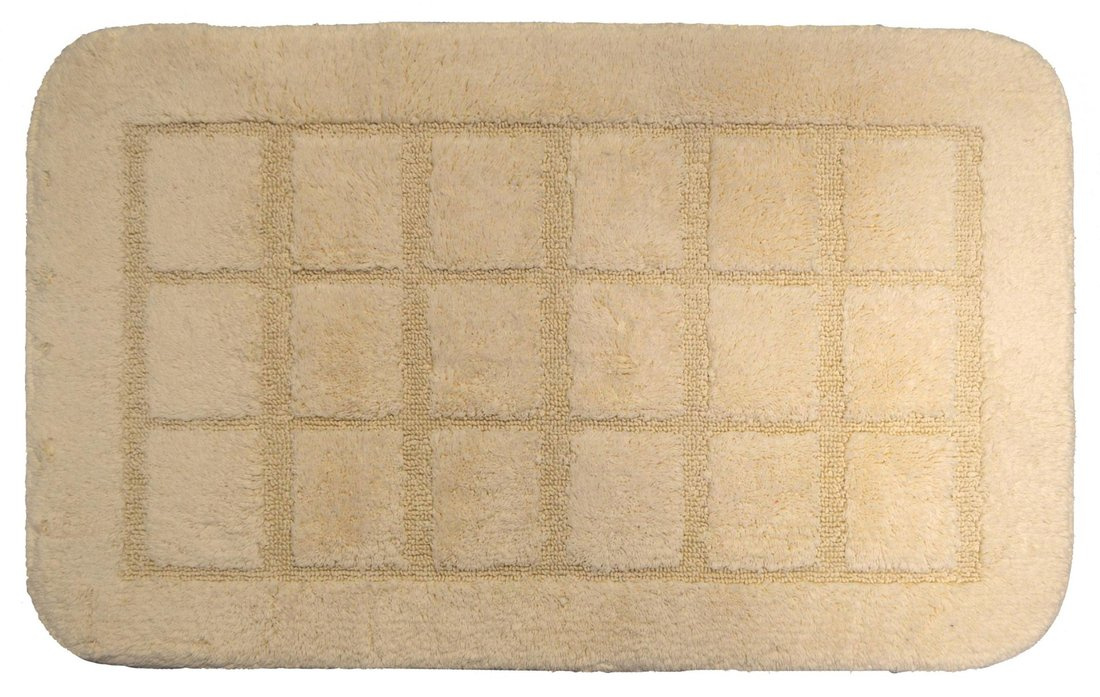 DELHI kúpeľňová predložka 50x80cm protišmyková, 100% polyester, béžová