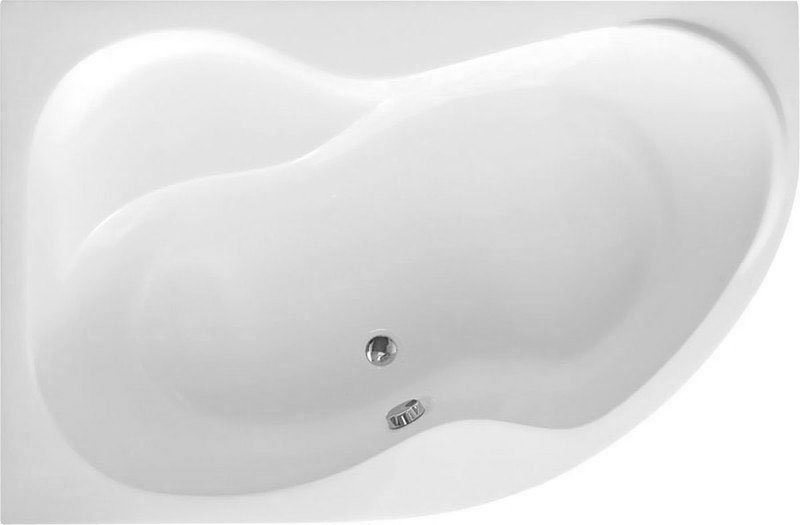 CIDLINA vaňa 160x105x45cm, ľavá, biela