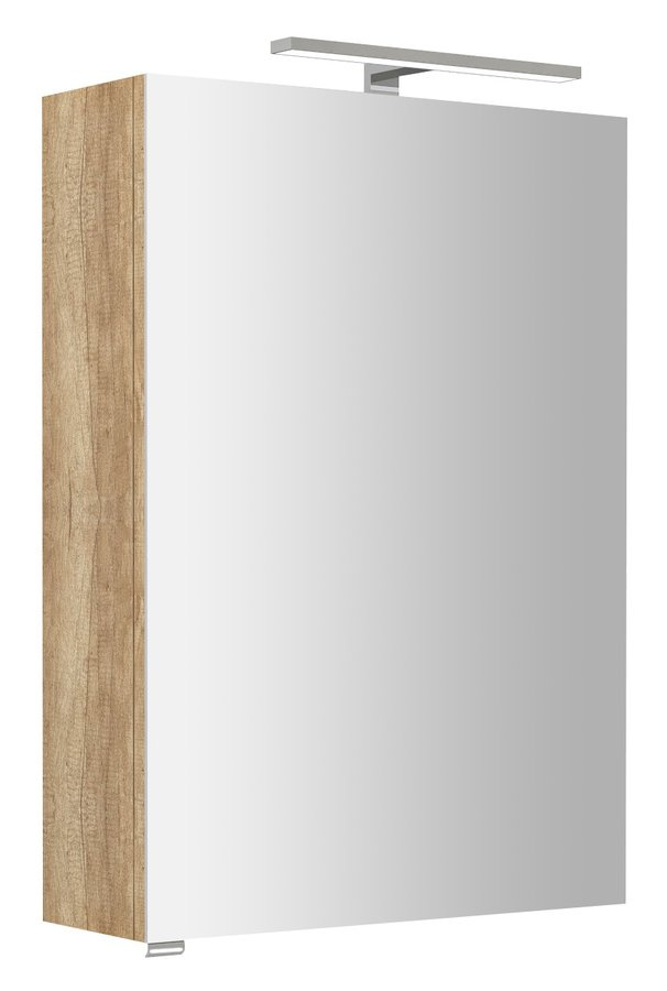 RIWA galérka s LED osvetlením, 50x70x17cm, dub Alabama