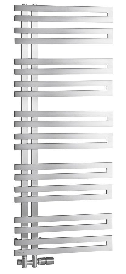 VOLGA vykurovacie teleso 500x1238 mm, nerez mat