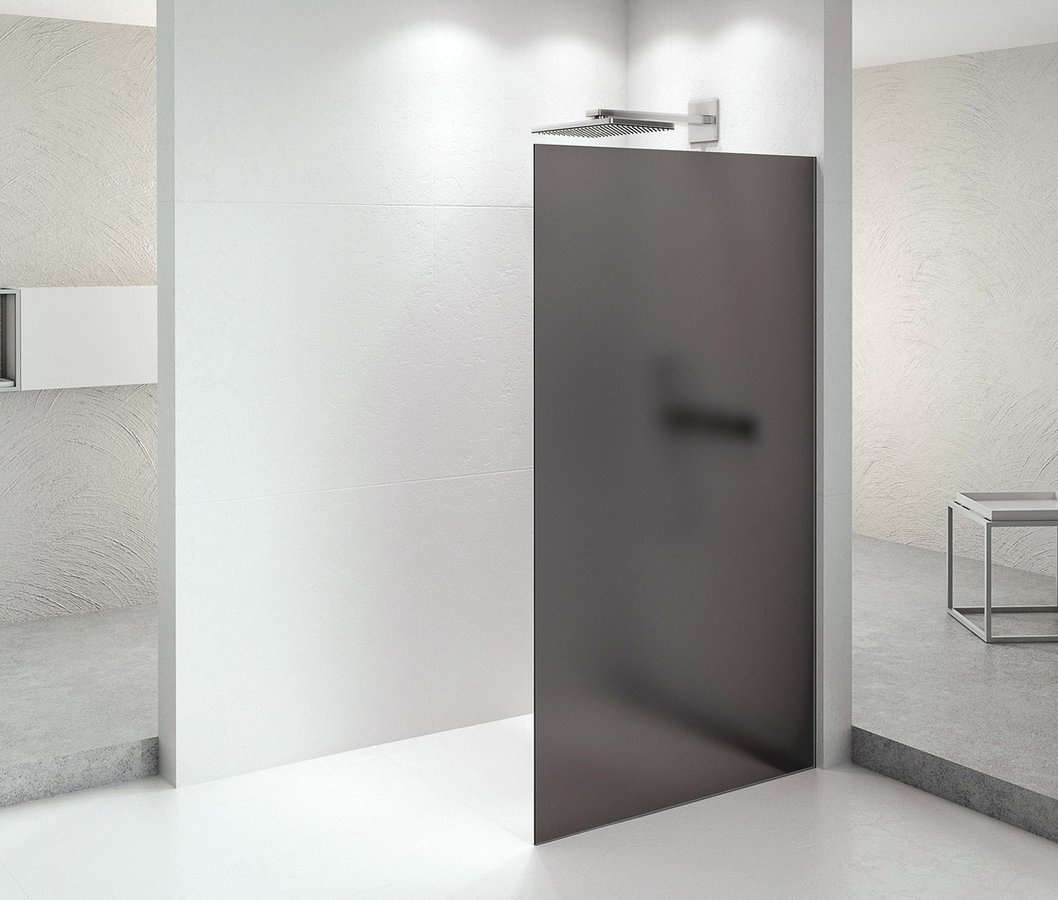 ARCHITEX CHROM sprchová zástena 1162 mm, dymové mat sklo