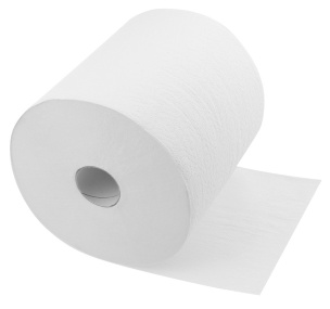 Papierové uteráky dvojvrstvové v roli pre automatické zásobníky, 19,6cm, 140m, dutinka 45mm, 6 roliek