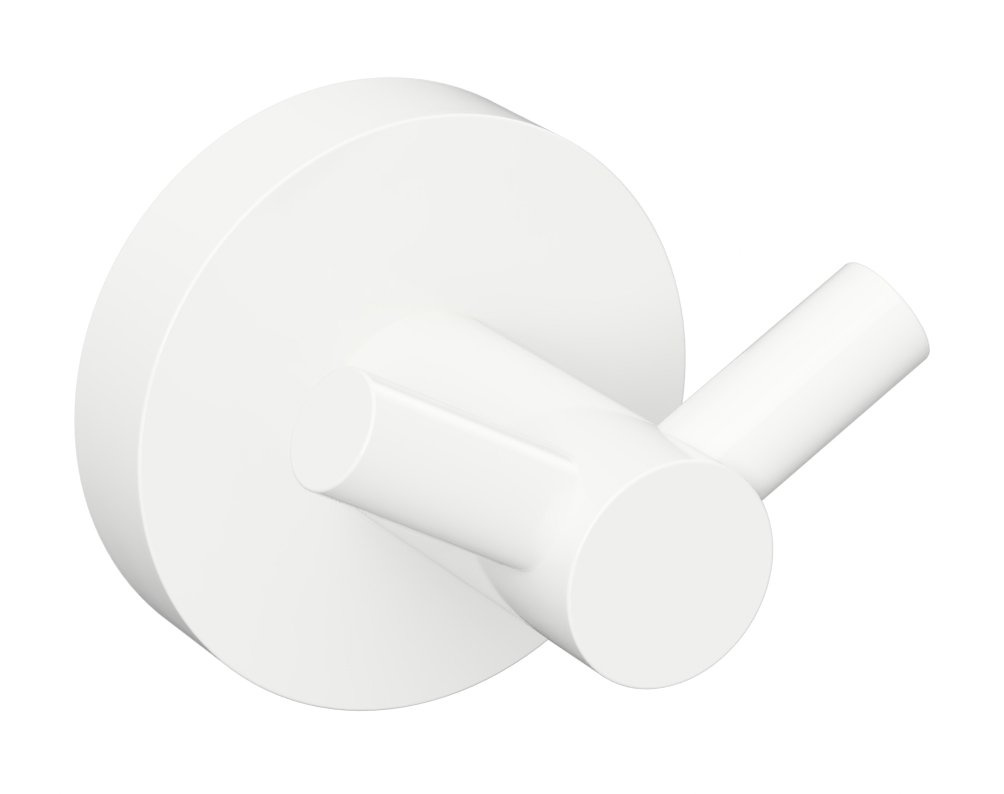 X-ROUND WHITE dvojháčik, biela mat