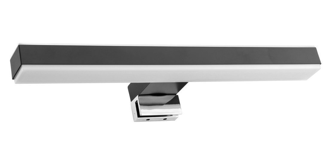 VERONICA 2 LED nástenné svietidlo, 8 W, 300x25x83 mm, IP44, čierna