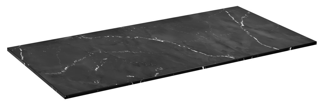 LOREA Rockstone doska 121x1,2x52,5cm, black attica