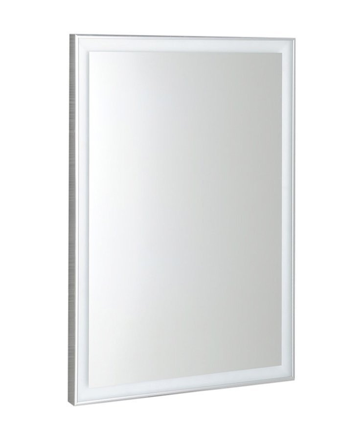 LUMINAR zrkadlo s LED osvetlením v ráme 60x80cm, chróm