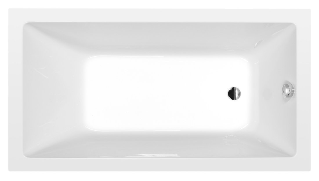 NOEMI obdĺžniková vaňa 160x80x39cm, biela