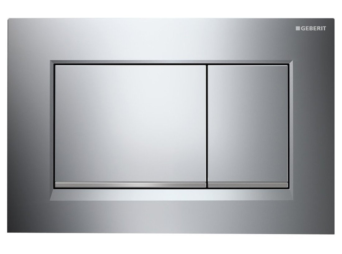 GEBERIT SIGMA30 ovládacie tlačítko, dual flush, chróm lesk