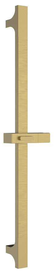 Sprchová tyč, posuvný držiak, štvorcový, 680mm, ABS/zlato mat
