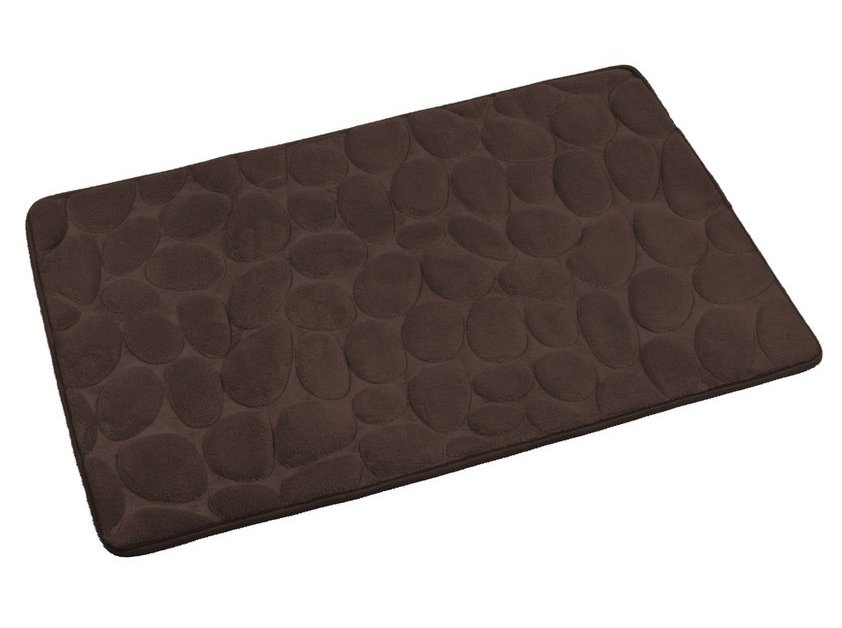 Kúpeľňová predložka, 50x80cm, 100% mikrovlákno, protišmyk, tmavo hnedá (kopie)