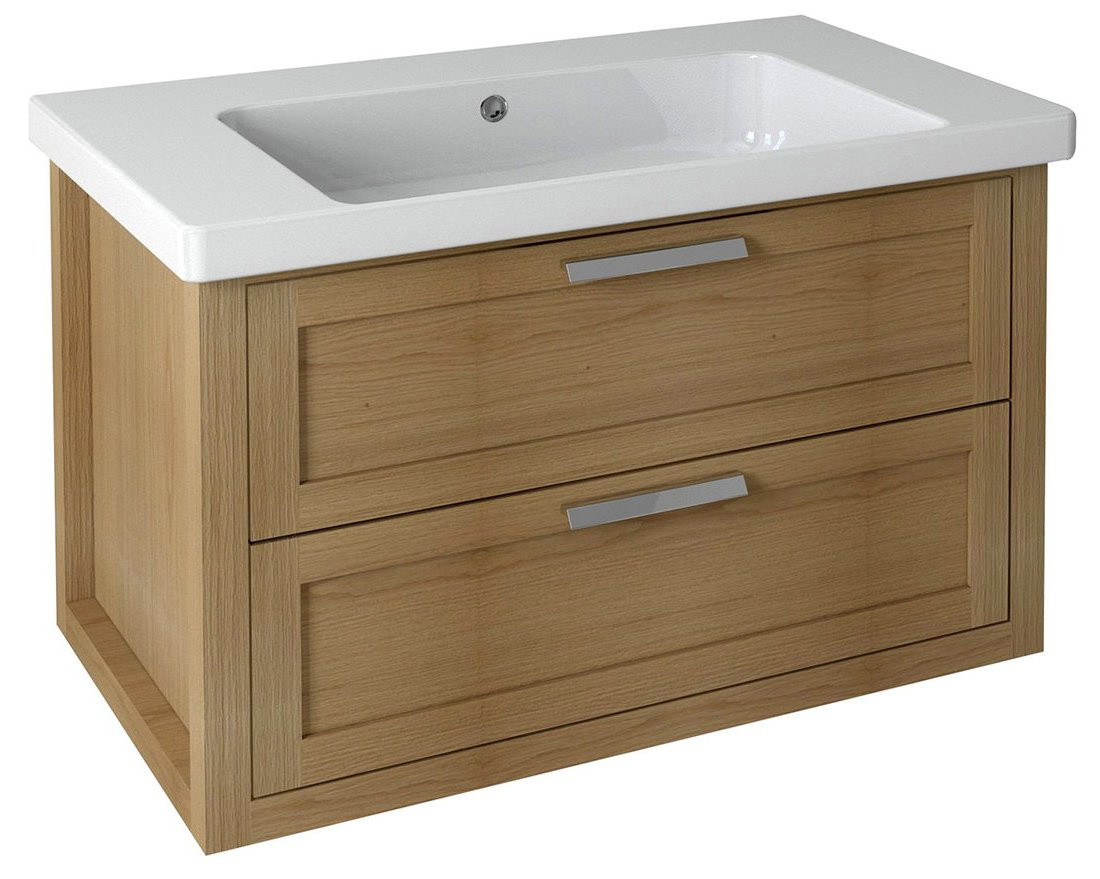 LARITA umývadlová skrinka 97x55x48cm, dub natural