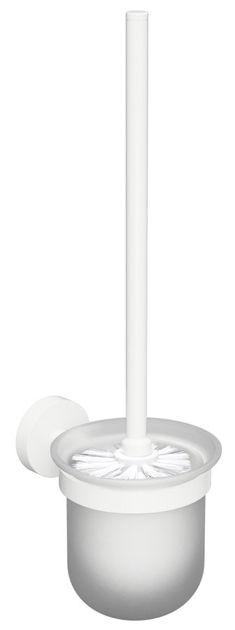 X-ROUND WHITE WC kefa závesna, mliečne sklo, biela mat