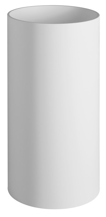 ALTONA umývadlo voľne stojace vrátane krytu výpuste, liaty mramor, priemer 43,5x85cm, biela mat