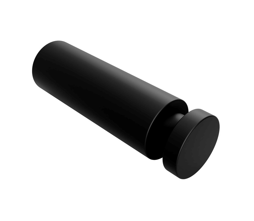 X-ROUND BLACK háčik, čierna mat